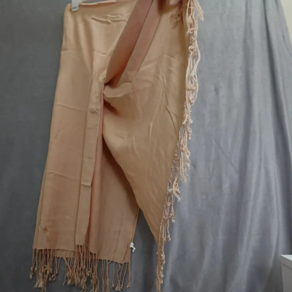 Bijoux Terner Scarf Women’s Shawl Wrap Pseudo Pashmina Fringe Soft Luxury Feel